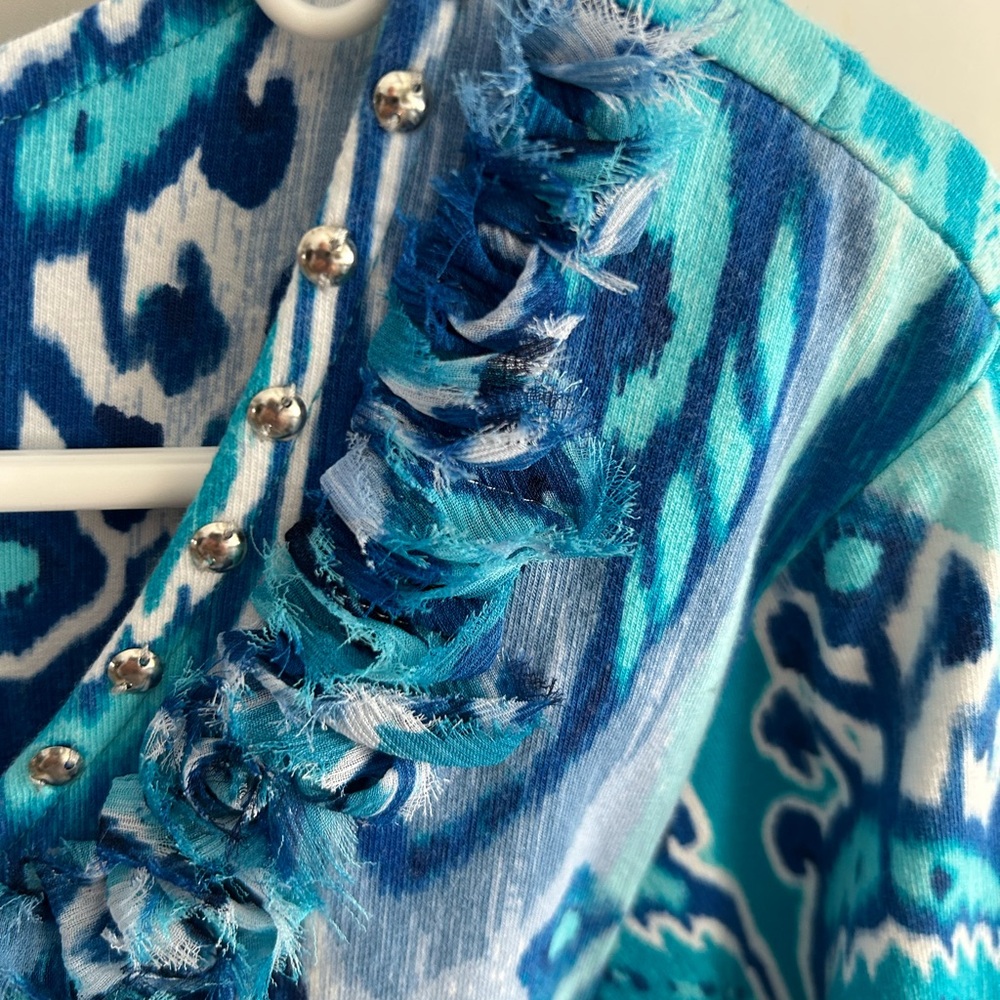 Ruby Rd L 3/4 sleeve top - Picture 5 of 8
